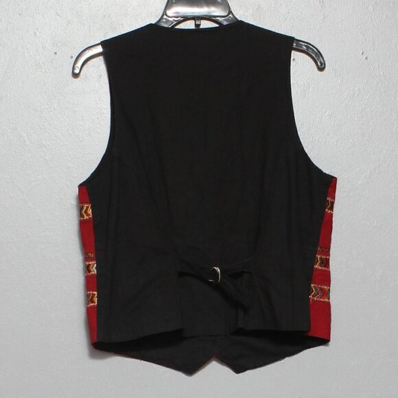 Vintage Chico’s designs red embroidered southwestern vest - Picture 2 of 4